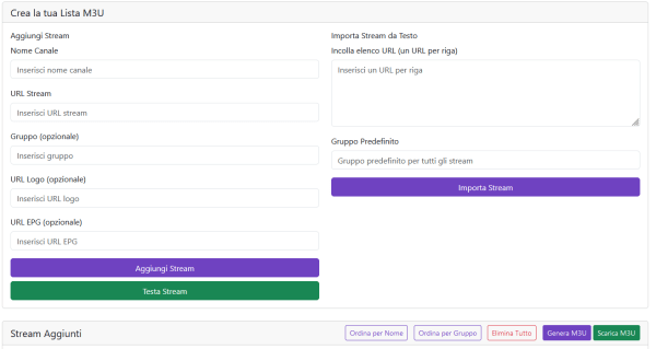 tivustream m3u creator