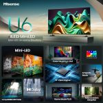 Hisense TV 55 Mini LED 4K 55U62NQ 3