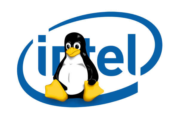 intel logo linux