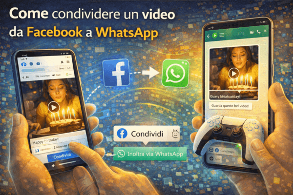 Come condividere un video da Facebook a WhatsApp