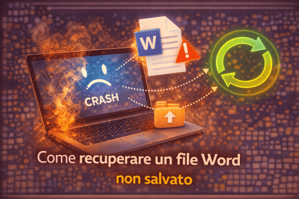 Come recuperare un file Word non salvato