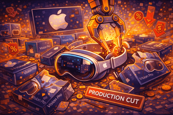 Flop Vision Pro Apple taglia la produzione
