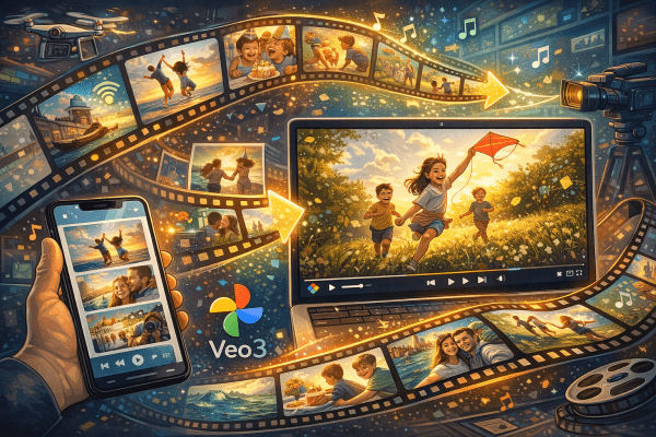 Google Foto rinnova Da foto a video integrando Veo 3