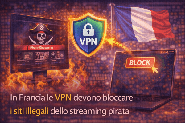In Francia le VPN devono bloccare i siti pirata una svolta che cambia le regole dello streaming