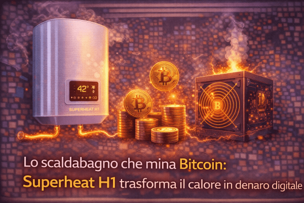 Lo scaldabagno che mina Bitcoin Superheat H1 trasforma il calore in valore digitale