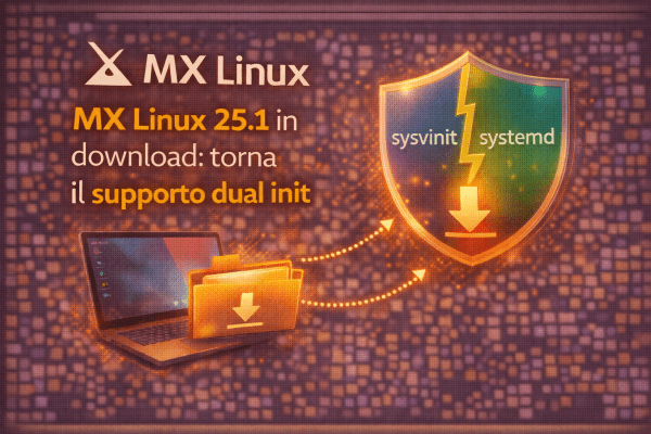 MX Linux 25.1 in download torna il supporto dual init