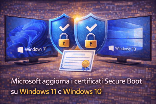 Microsoft aggiorna i certificati Secure Boot cosa cambia davvero su Windows 11 e Windows 10
