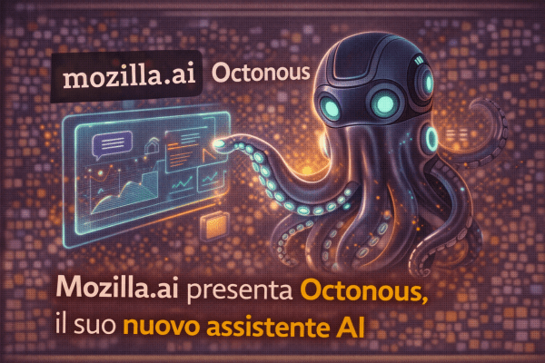 Mozilla.ai presenta Octonous l’assistente AI che punta su controllo, trasparenza e apertura