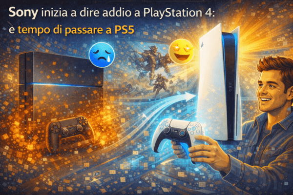 Sony inizia a dire addio a PlayStation 4 è tempo di passare a PS5