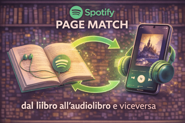 Spotify Page Match dal libro all'audiolibro e viceversa
