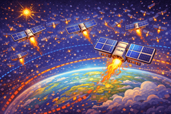 Starlink riduce l’orbita di circa 4.400 satelliti