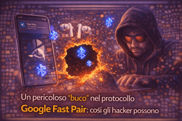 Un pericoloso “buco” nel protocollo Google Fast Pair così gli hacker possono spiare gli utenti