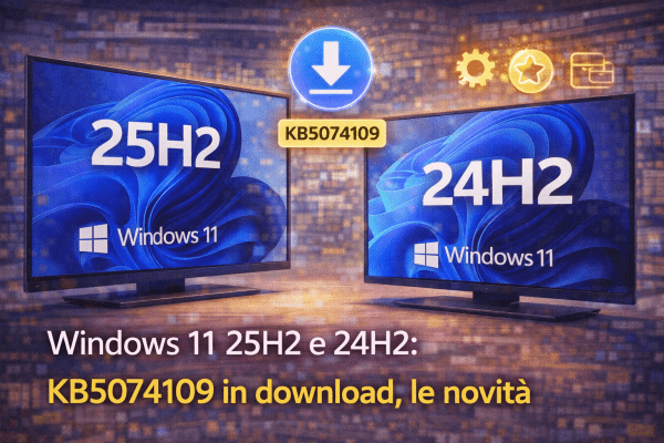 Windows 11 25H2 e 24H2 KB5074109 segna un nuovo passo nell’evoluzione del sistema