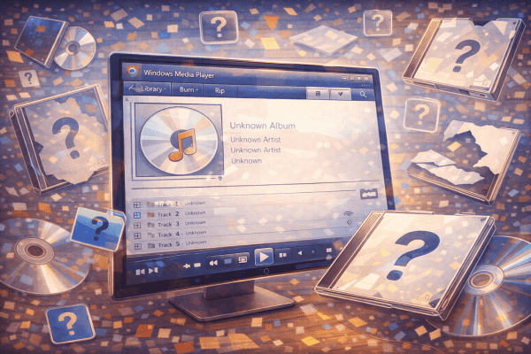 Windows Media Player perde i metadati dei CD addio copertine e info album automatiche