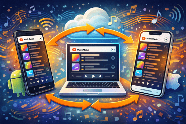 YouTube Music sincronizza le code di riproduzione su Android, iOS e web