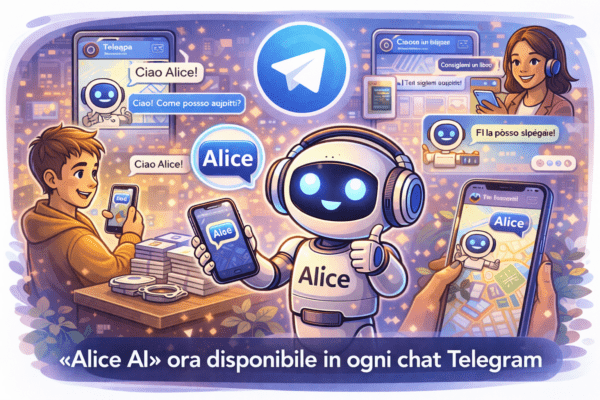 Alice AI ora disponibile in ogni chat Telegram