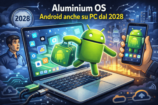 Aluminium OS Android si prepara a sbarcare sui PC dal 2028