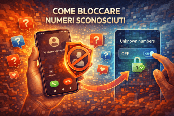 Come bloccare numeri sconosciuti
