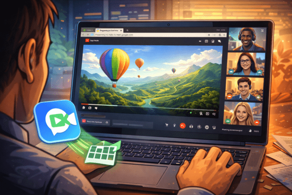Come condividere un video su Google Meet senza problemi di audio o qualità
