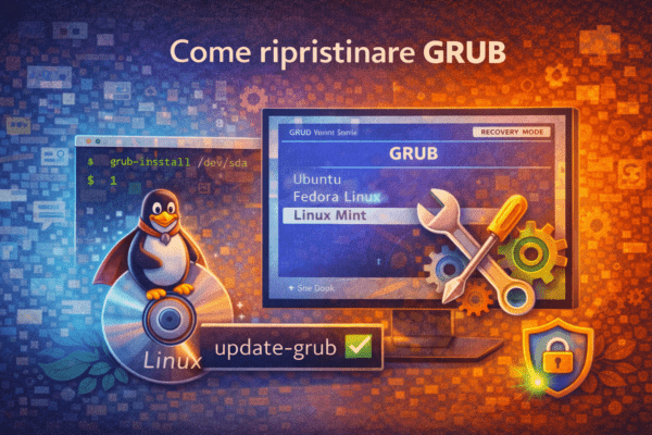 Come ripristinare GRUB