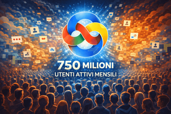 Gemini vola a 750 milioni di utenti attivi mensili
