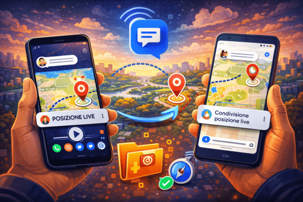 Google Messaggi introduce la posizione live ora puoi condividere i tuoi spostamenti in tempo reale