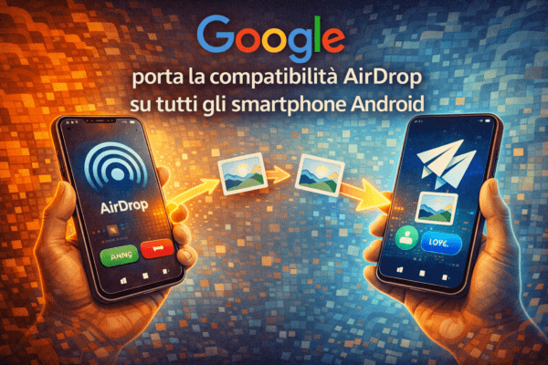 Google porta la compatibilità AirDrop su tutti gli smartphone Android
