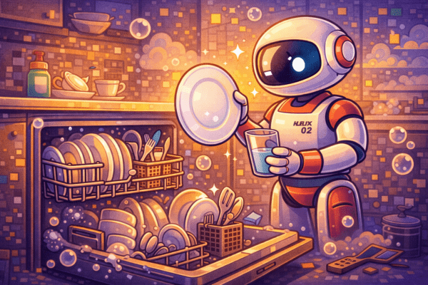 Helix 02 di Figure entra in cucina il robot che sa fare anche la lavastoviglie