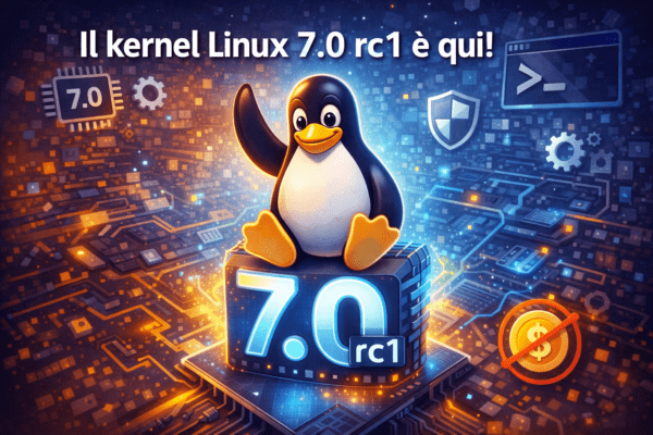 Il kernel Linux 7.0 rc1 è qui