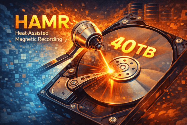 La tecnologia HAMR che rende possibili hard disk da 40 TB