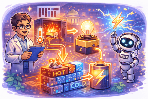 Ricercatore MIT scopre come trasformare il calore dei computer in elettricità