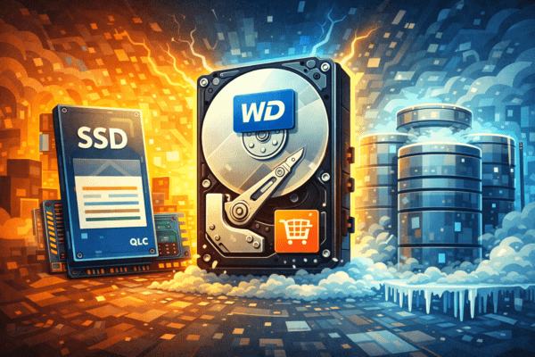 Western Digital sfida gli SSD QLC HDD più veloci, dual pivot e storage active cold