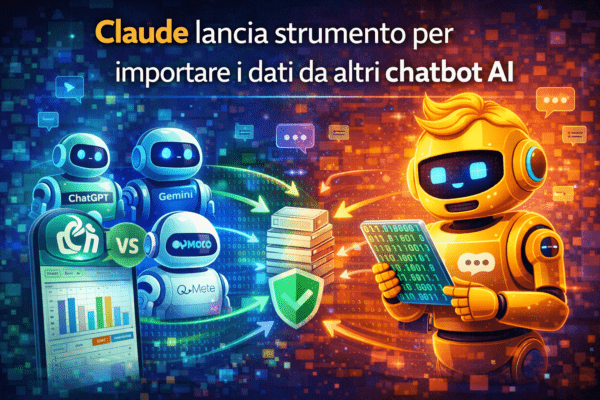 Claude lancia strumento per importare i dati da altri chatbot AI