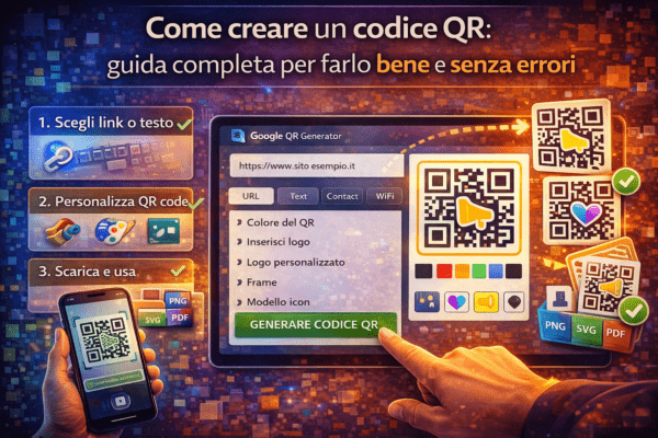 Come creare un codice QR guida completa per farlo bene e senza errori