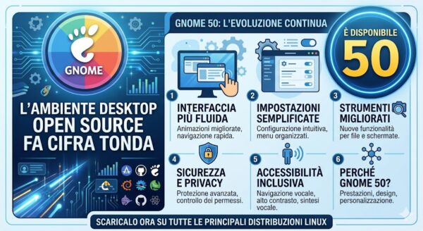 GNOME 50 Tokyo Il desktop open source fa cifra tonda