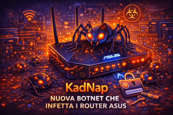 KadNap nuova botnet che infetta i router ASUS