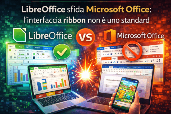 LibreOffice sfida Microsoft Office l'interfaccia ribbon non è uno standard