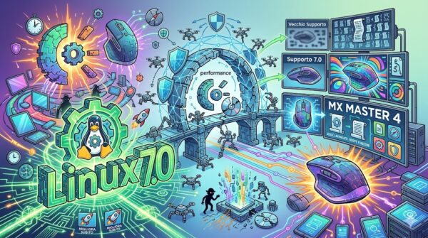 Linux 7.0 e Logitech MX Master 4 scorrimento perfetto e nuove funzioni