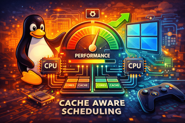Linux introduce una funzione che sfida le prestazioni di Windows Cache Aware Scheduling