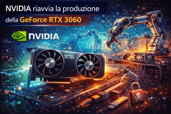 NVIDIA riavvia la produzione della GeForce RTX 3060