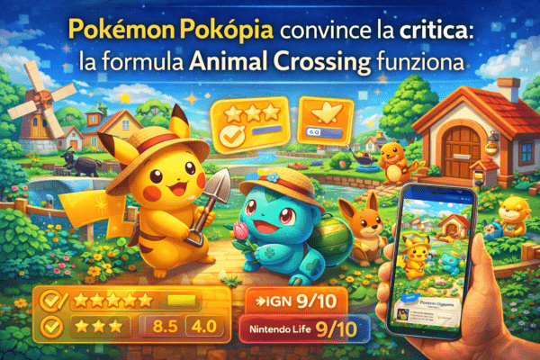 Pokemon Pokopia convince la critica la formula Animal Crossing funziona
