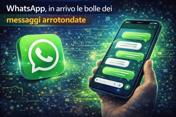 WhatsApp, in arrivo le bolle dei messaggi arrotondate