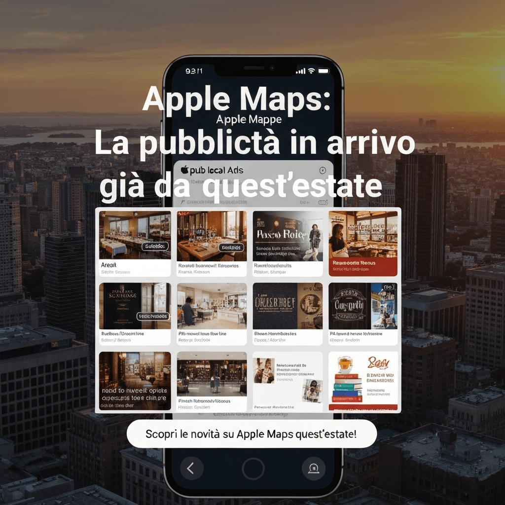 A smartphone screen showing the Apple Maps interface with navigation directions displayed on a map.