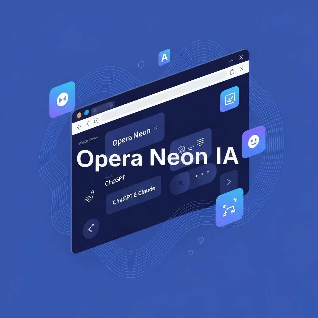 Opera Neon browser integrates with ChatGPT and Claude for chat.