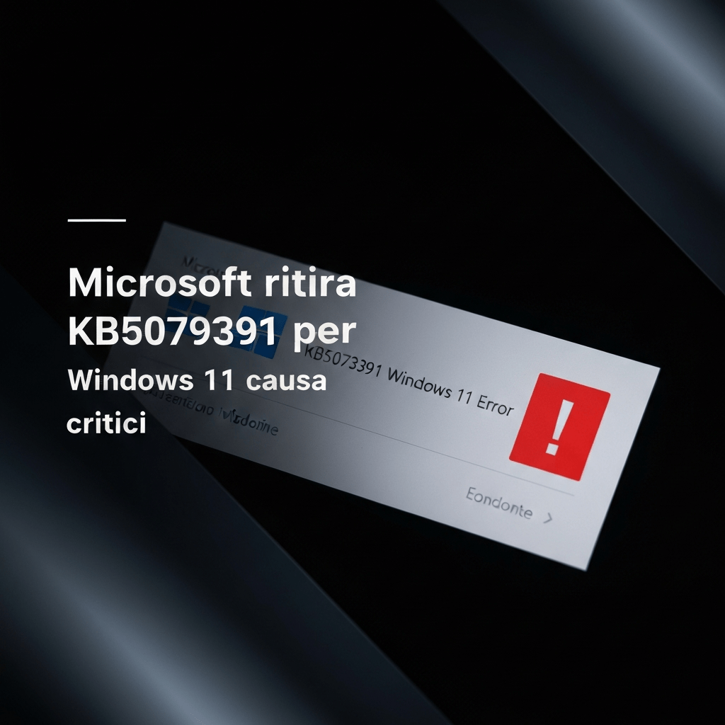 Windows 11 update KB5079391 causing errors.