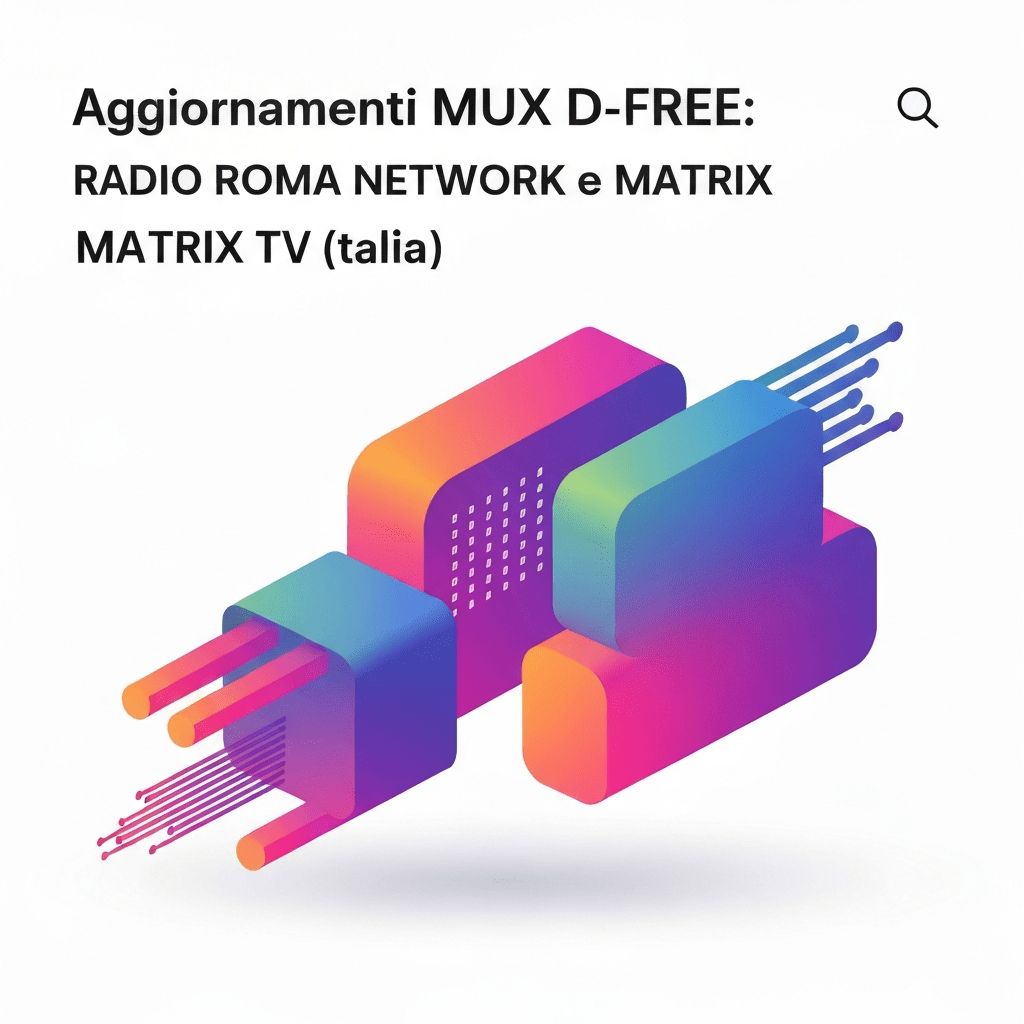 Mux D Free Radio Roma Network, Matrix TV Italia logo