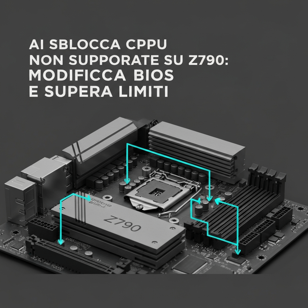 CPU unlocked on Z790 motherboard with BIOS modification.