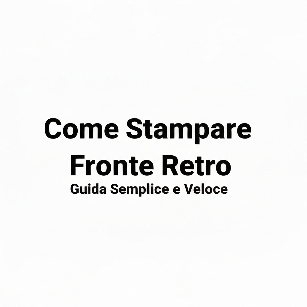 How to print double-sided guide
