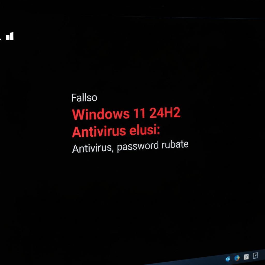 Fake Windows 11 update, antivirus bypassed, password stolen
