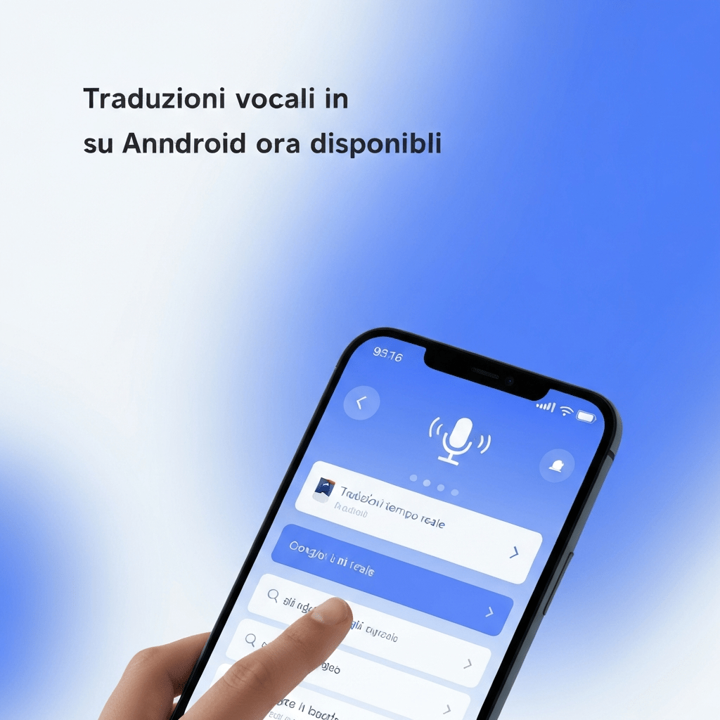 Google Meet traduzioni vocali in tempo reale su Android.